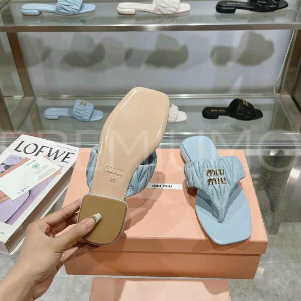 Miu Miu шлепанцы PR937206 9