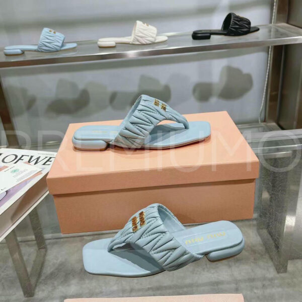 Miu Miu шлепанцы PR937206 5