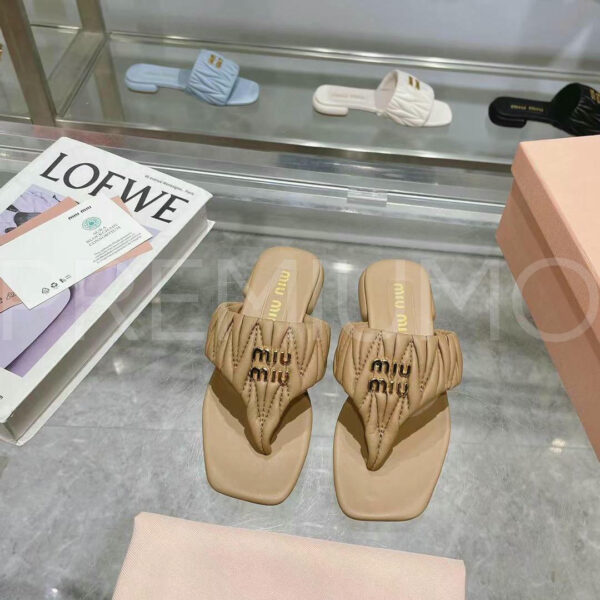 Miu Miu шлепанцы PR591439 4