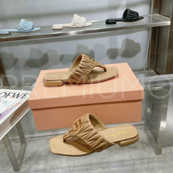 Miu Miu шлепанцы PR591439 5