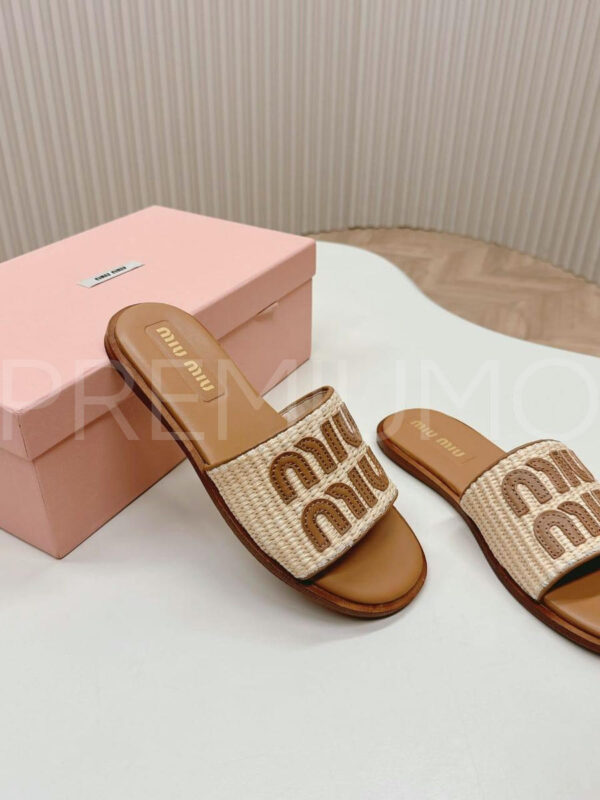 Miu Miu шлепанцы PR706968