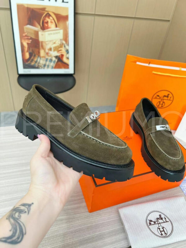 Hermes лоферы PR396059 2