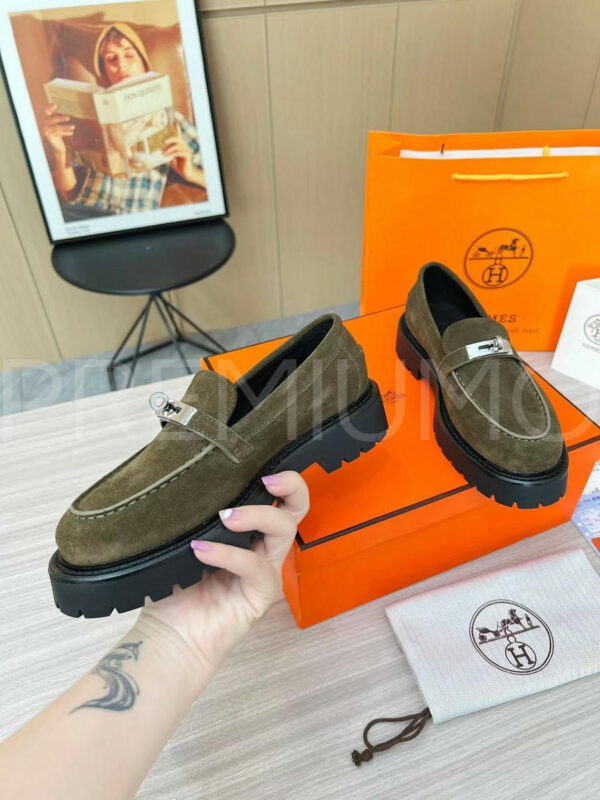 Hermes лоферы PR396059 3