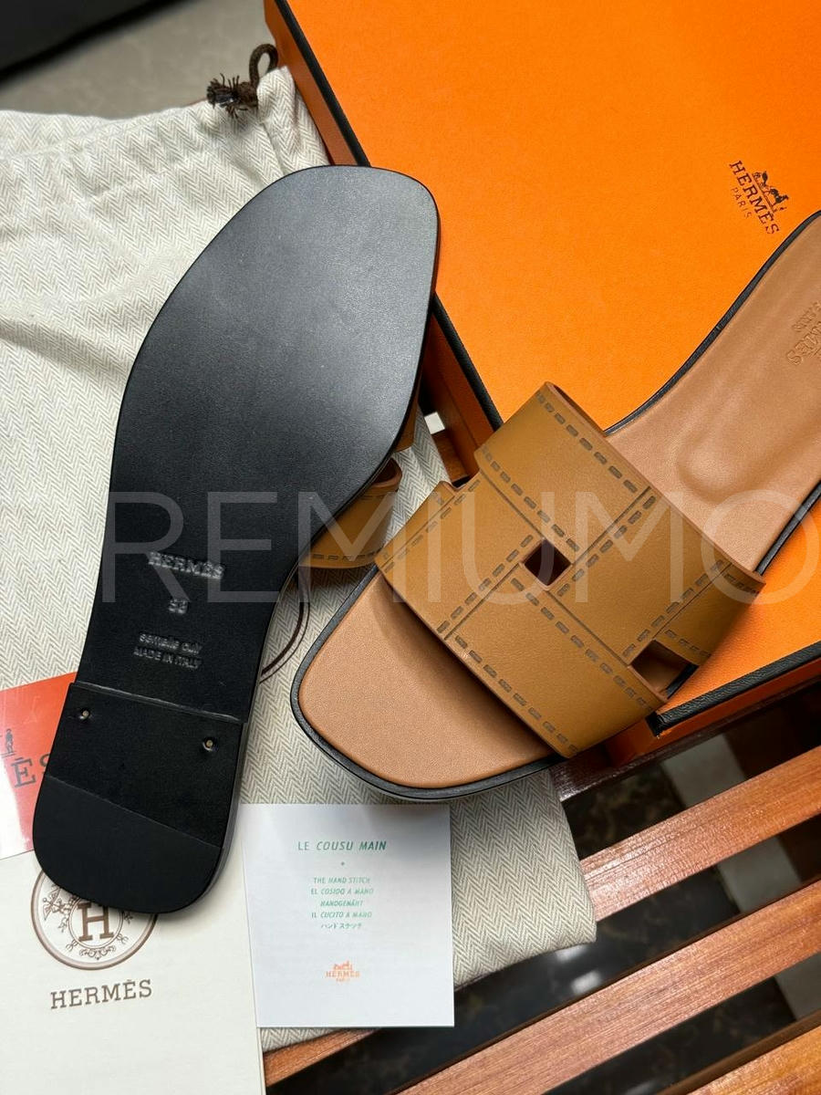 Hermes шлепанцы PR765701 8 Hermes шлепанцы PR765701 8