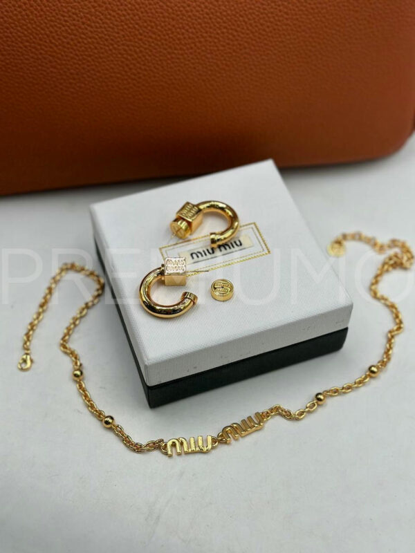 Miu miu серьги PR315780 4