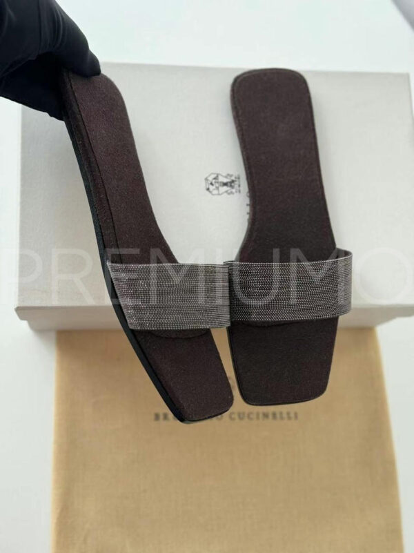 Brunello Cucinelli шлепанцы PR286242 3