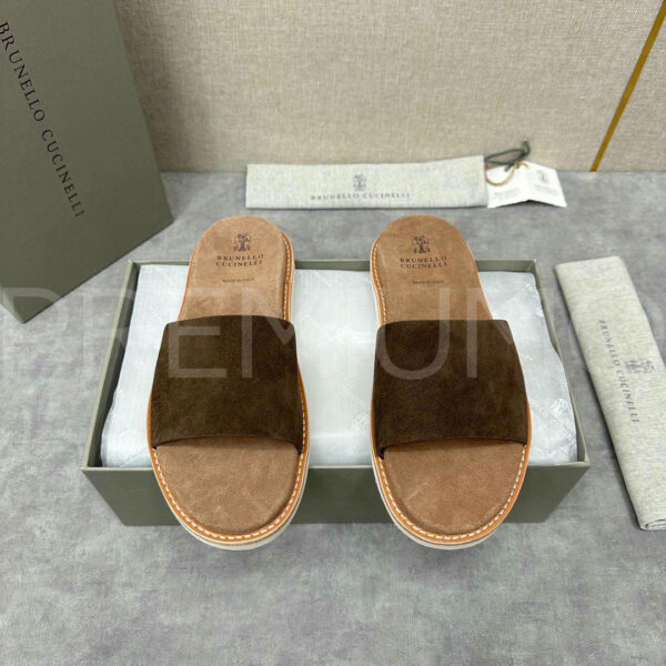 Brunello Cucinelli шлепанцы PR102410 2