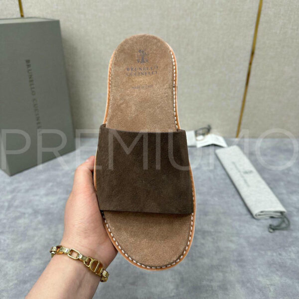 Brunello Cucinelli шлепанцы PR102410 4