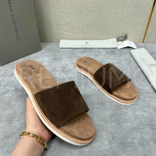 Brunello Cucinelli шлепанцы PR102410 3