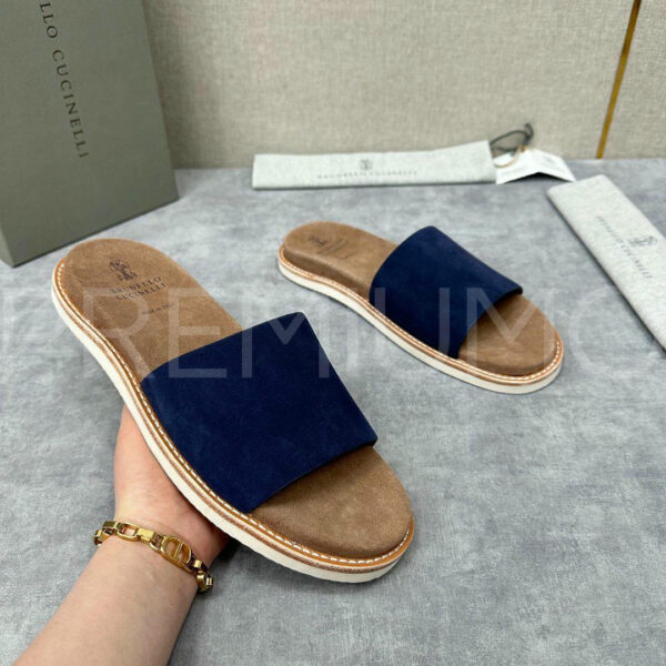 Brunello Cucinelli шлепанцы PR755010 4