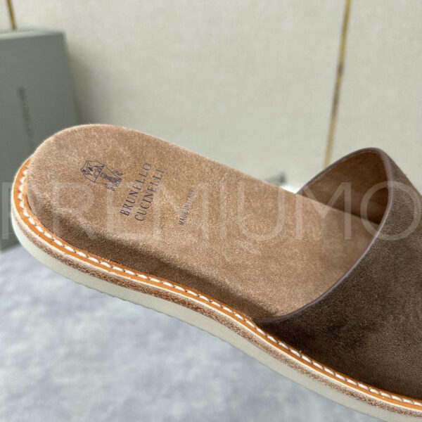 Brunello Cucinelli шлепанцы PR102410 8
