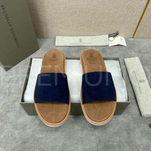 Brunello Cucinelli шлепанцы PR755010 2