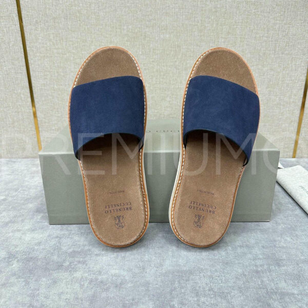 Brunello Cucinelli шлепанцы PR755010 3