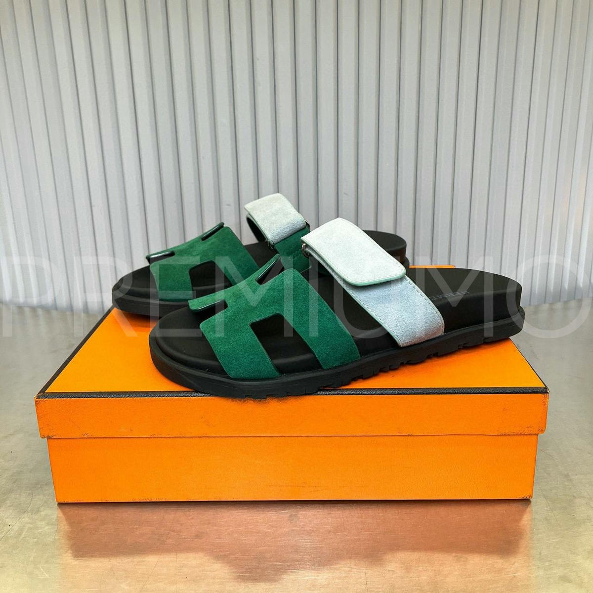 Hermes шлепанцы PR533385 2 Hermes шлепанцы PR533385 2