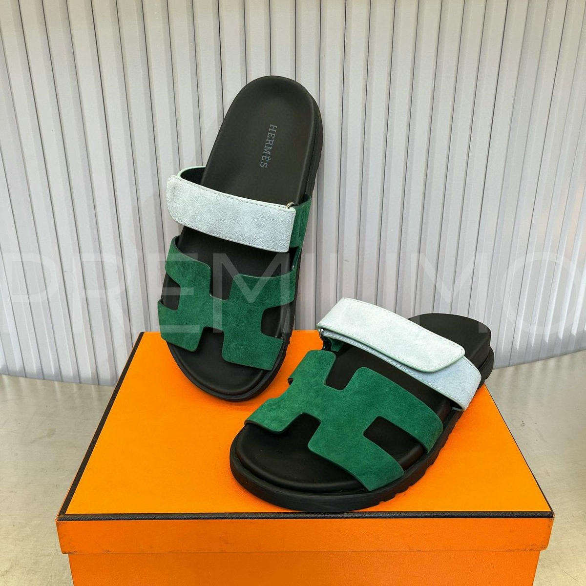 Hermes шлепанцы PR533385 Hermes шлепанцы PR533385