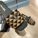 Prada Embroidered Fabric шлепанцы PR910807 13