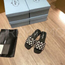 Prada Embroidered Fabric шлепанцы PR571204 9