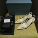 Prada Patent leather slingback pumps туфли PR380720 29