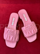 Miu Miu Matelassé nappa шлепанцы PR380818 6