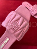 Miu Miu Matelassé nappa шлепанцы PR380818 7