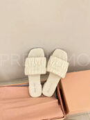 Miu Miu Matelassé nappa шлепанцы PR237575 12