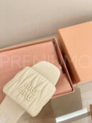 Miu Miu Matelassé nappa шлепанцы PR237575 13