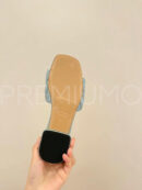 Miu Miu Matelassé nappa шлепанцы PR855315 10