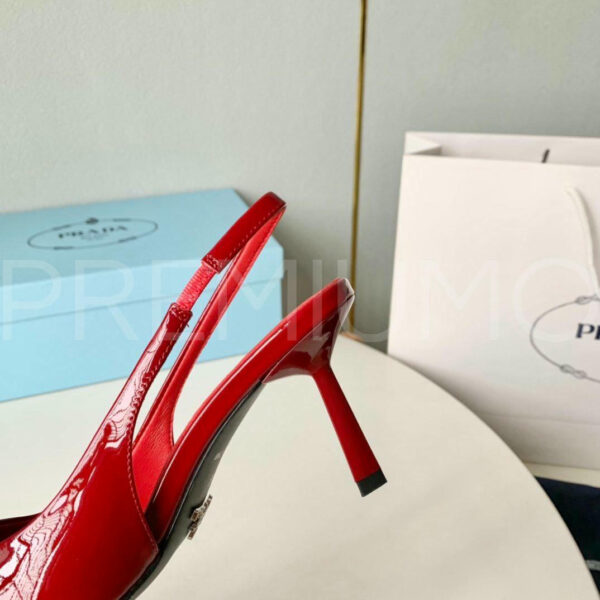 Prada Patent leather slingback pumps туфли PR872741 7