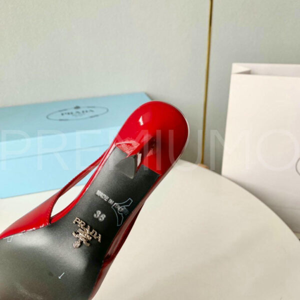 Prada Patent leather slingback pumps туфли PR872741 8