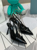 Prada Patent leather slingback pumps туфли PR180755 53