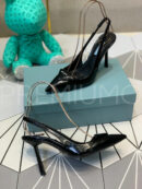Prada Patent leather slingback pumps туфли PR180755 54