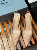 Prada Patent leather slingback pumps туфли PR489108 13