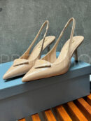 Prada Patent leather slingback pumps туфли PR489108 11