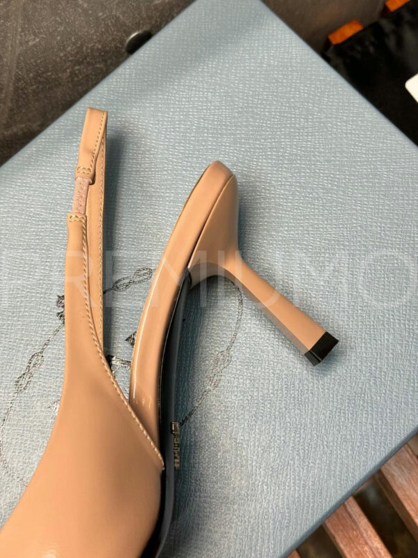 Prada Patent leather slingback pumps туфли PR489108 9