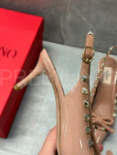 Valentino Rockstud Bow Slingback Pump In Patent Leather with Matching Studs туфли PR369159 14