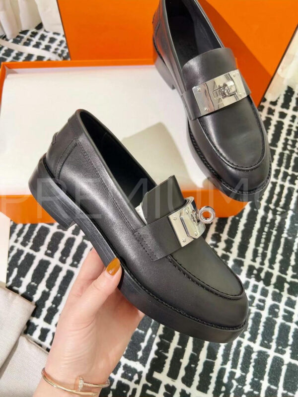 Hermes лоферы PR831340 4