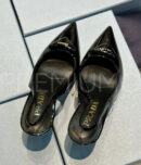 Prada Patent leather slingback pumps туфли PR180755 31