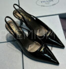 Prada Patent leather slingback pumps туфли PR180755 29
