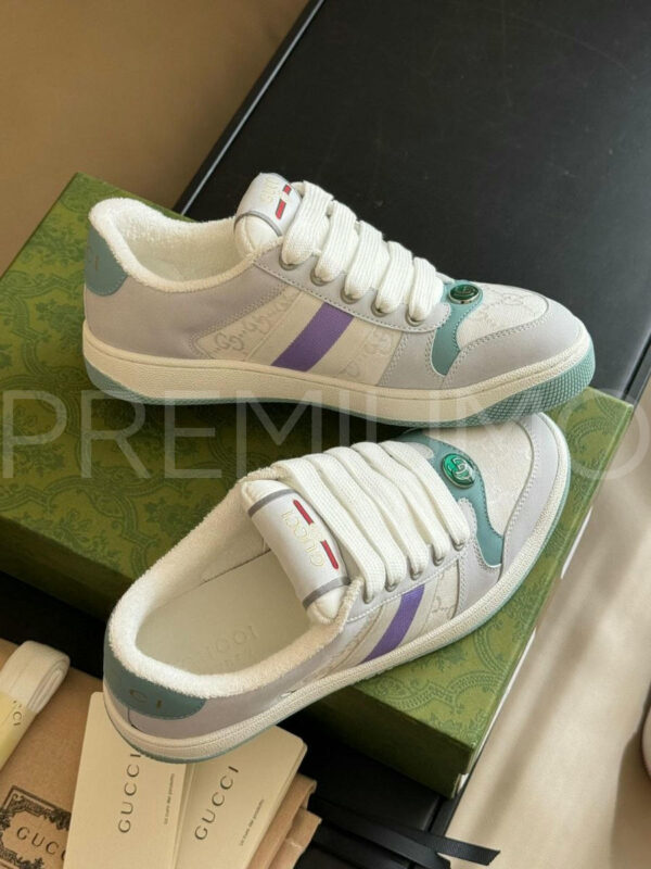 Gucci Screener кроссовки PR384611 5