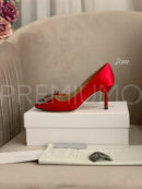 Manolo Blahnik туфли дизайнерские красные PR821668 8