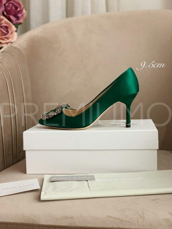 Manolo Blahnik туфли зеленые трендовые PR8327HY 10