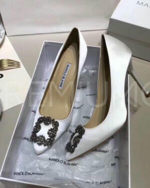 Manolo Blahnik серебристые туфли PR668025
