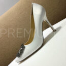Manolo Blahnik серебристые туфли PR668025 21
