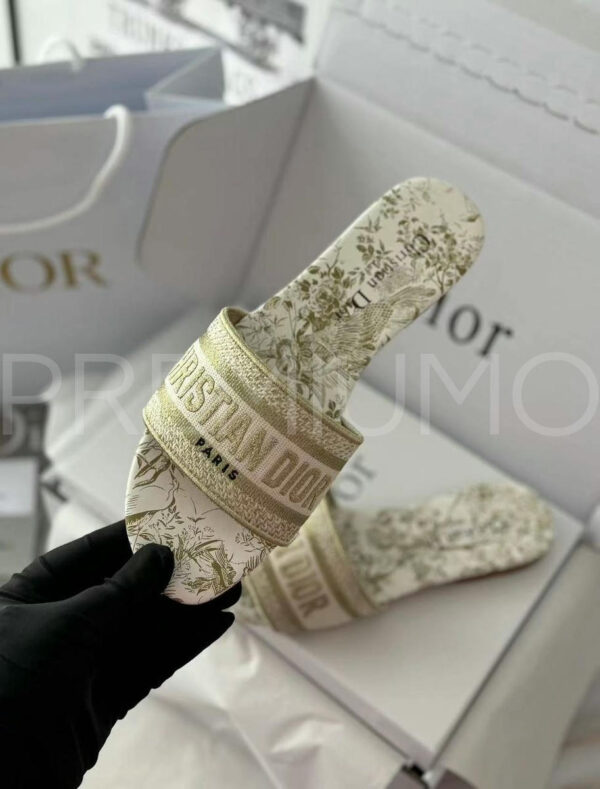 Christian Dior шлепанцы PR234658 5