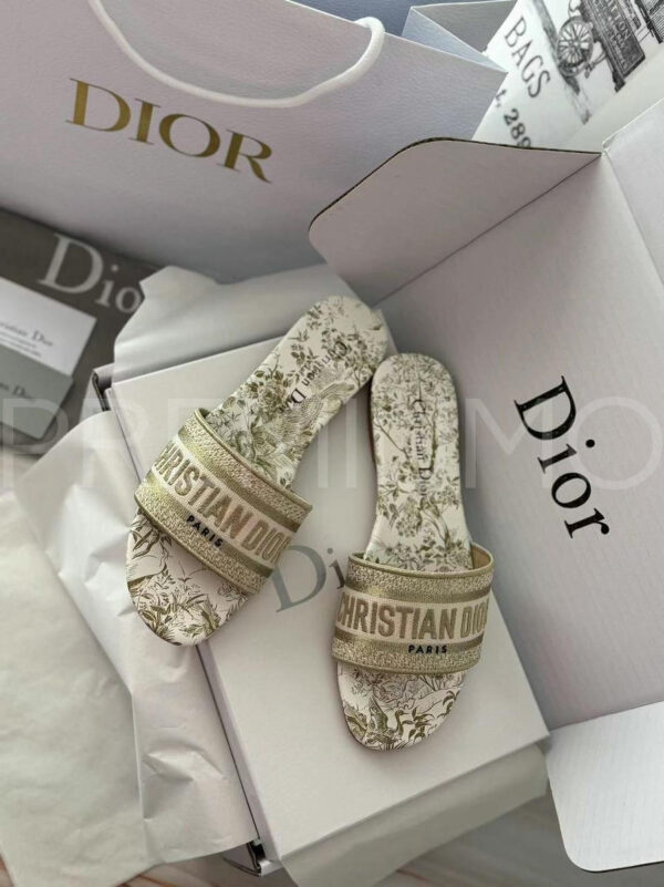 Christian Dior шлепанцы PR234658 6
