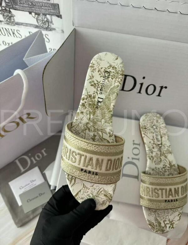 Christian Dior шлепанцы PR234658 4
