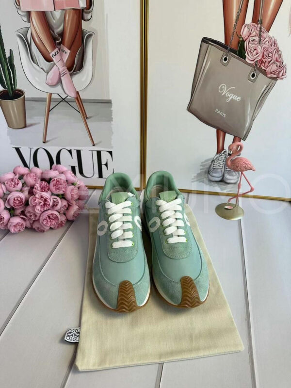 Loewe Flow Runner кроссовки замшевые PR677226 5
