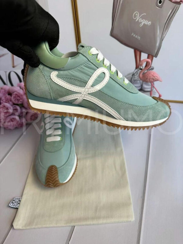 Loewe Flow Runner кроссовки замшевые PR677226 2
