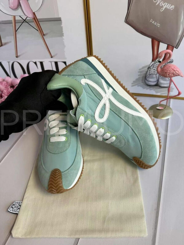 Loewe Flow Runner кроссовки замшевые PR677226 3