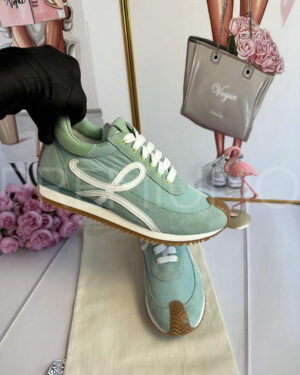 Loewe Flow Runner кроссовки замшевые PR677226